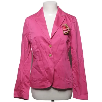 Blazer (Roze) van Revers Katoen, Elastaan