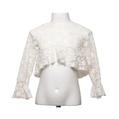 Bluse (Beige) fra Zara Bomuld, Polyester
