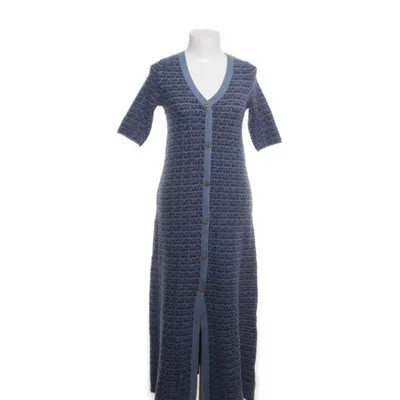 Maxikjole (Blå, Flerfarvet) fra Zara Elastan, Metallfiber, Mohair