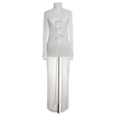 Strandklänning (Vit) från NA-KD Elastan, Polyester