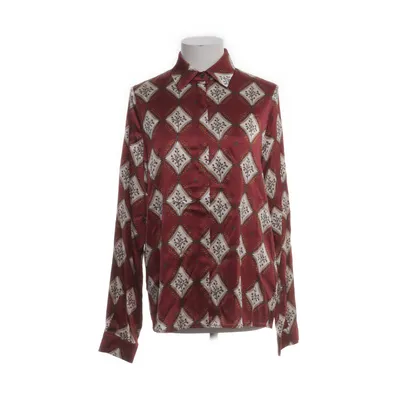 Shirt (Rood, Meerkleurig) van Jane Lushka Viscose, Elastaan