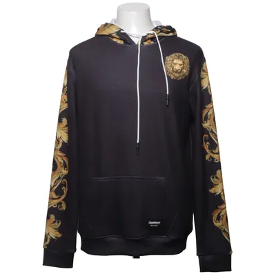 Huvtröja (Svart, Guldfärgad) från Freshhoods Polyester
