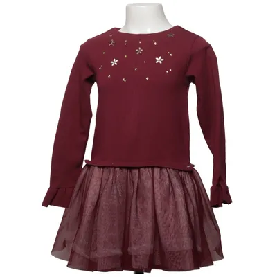 Robe (Rouge) de Mayoral Polyamide, Polyester, Viscose