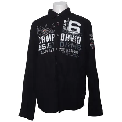 Shirt (Black) from Camp David Cotton