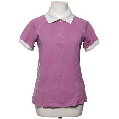 Polo (Violet, Blanc) de Equiline Coton