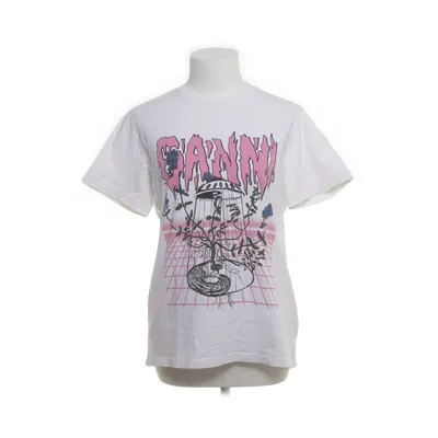 T-shirt (White) from Ganni Organic cotton