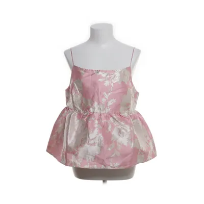 Peplumtopp (Rosa, Vit) från Ichi Polyester