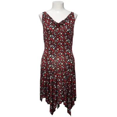 Dress (Black, Red, White) from Zeta Moda Elastane, Polyester