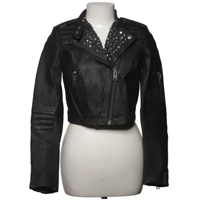 Bikerjack (Zwart) van Divided Exclusive by H&M Acetaat, Leer