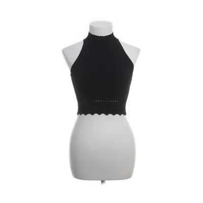 Crop top (Svart) från Zara Polyamid, Viskos