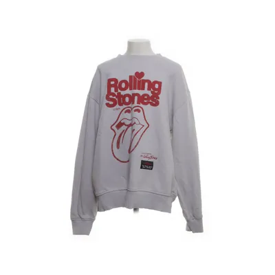 Collegetröja (Grå) från The Rolling Stones Bomull, Polyester