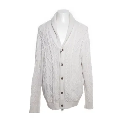 Kofta (Vit) från Lands' End Akryl, Bomull, Nylon, Ull