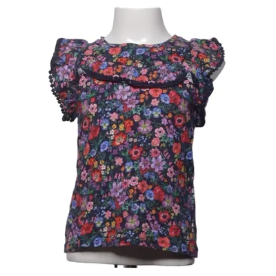 Top (Blue, Multicolored) from Nathalie Lété x H&M Cotton