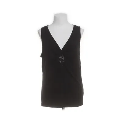 Tanktop (Zwart) van Fransa Elastaan, Viscose