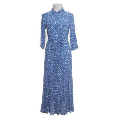 Dress (Blue, White) from Essentials Viscose