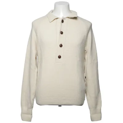 Sweater (White) from Barbour Leather, Wool