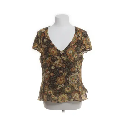 Top (Brun, Flerfarvet) fra Laura Ashley Polyester, Silke