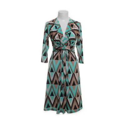Klänning (Grön, Flerfärgad) från Ilse Jacobsen Hornbæk Elastan, Polyester