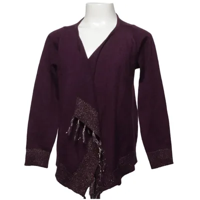 Cardigan (Lilla, Flerfarvet) fra Mana Akryl, Metallfiber