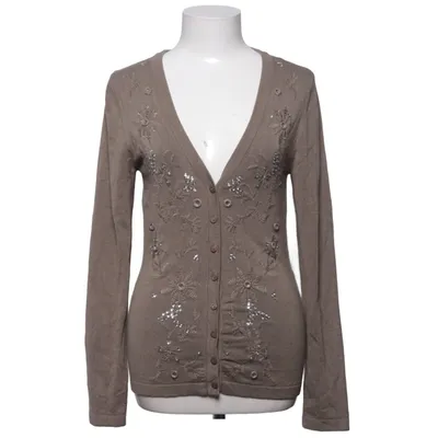 Cardigan (Brown) from Votre Nom Elastane, Polyamide, Viscose