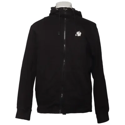 Kapuzenpullover (Schwarz) von Gorilla Wear Baumwolle, Polyester