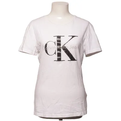 T-shirt (Blanc) de Calvin Klein Jeans Coton