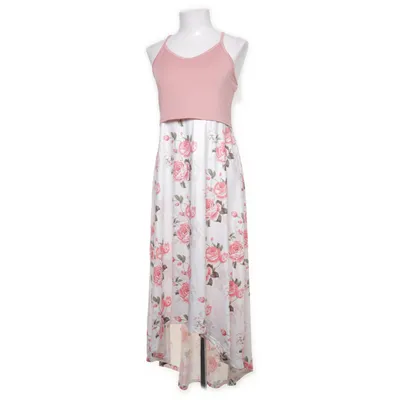 Långklänning (Rosa, Vit, Flerfärgad) från PatPat Elastan, Polyester