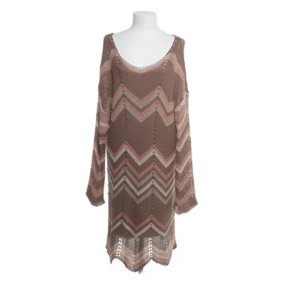 Dress (Brown, Multicolored) from New Collection Viscose, Elastane