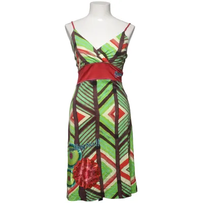 Robe (Vert, Multicolore) de Desigual Coton, Viscose