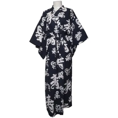 Robe de chambre (Bleu, Blanc) de Extend Collection Coton