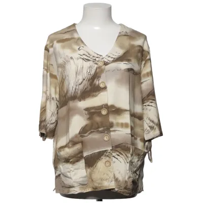 Top (Beige, Brown) from Laura Cotton, Elastane