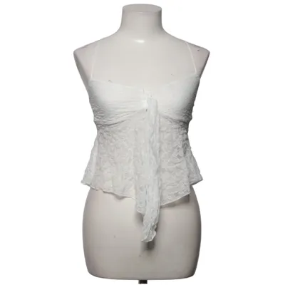 Crop top (White) from Bershka Elastane, Polyamide