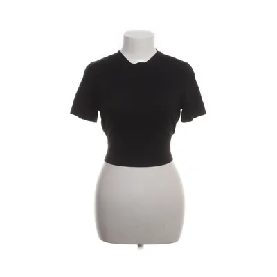 Crop top (Zwart) van Les Lunes Viscose, Bamboo, Elastaan