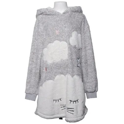 Hood dress (Gray, White, Pink) from Kaxs by KappAhl