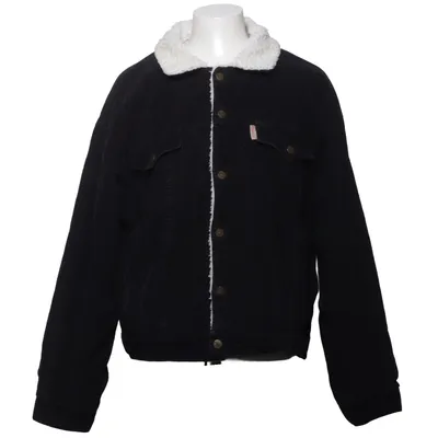 Lined denim jacket (Black) from Broadcast Cotton