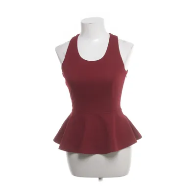 Top péplum (Rouge) de NLY One Polyester, Élasthane