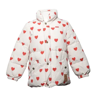 Winterjacke (Weiß, Rot) von Mini Rodini Recyceltes Polyester