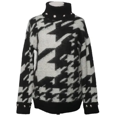 Turtleneck (Black, White) from Karen Millen Acrylic, Polyamide, Wool