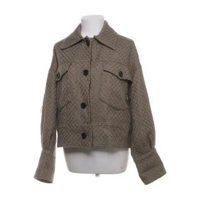 Jacka (Brun) från Meotine Akryl, Rävpäls, Polyester, Viskos, Ull