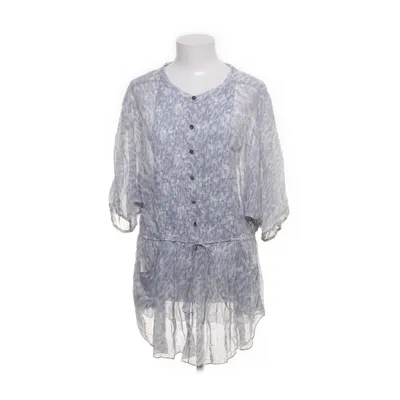 Blouse (Gris, Blanc) de Rebecca Taylor Coton, Soie