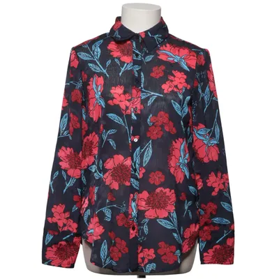 Blus (Blå, Röd, Flerfärgad) från Zara Z1975 Denim Polyester