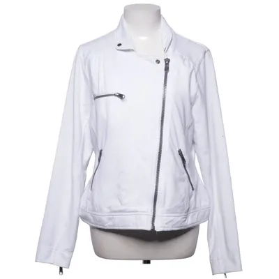 Veste de motard (Blanc) de Ellos Plus Collection Coton, Élasthane, Polyester