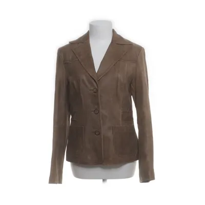 Läderkavaj (Brun) från ARMA Collection Polyester, Skinn