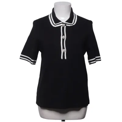 Top (Black, White) from Maje Acrylic, Elastane, Polyamide, Wool