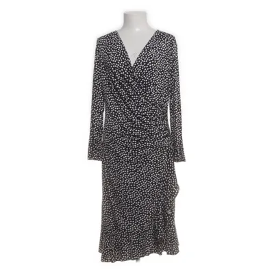 Wrap dress (Black, White) from Agentur M Elastane, Polyester