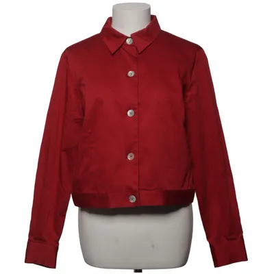 Jacke (Rot) von Worthington Baumwolle, Elasthan, Polyester