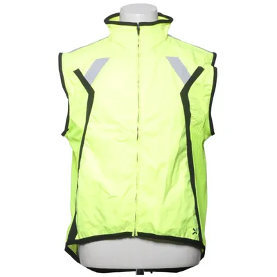 Outer vest (Yellow) from BTWIN Elastane, Polyamide, Polyester