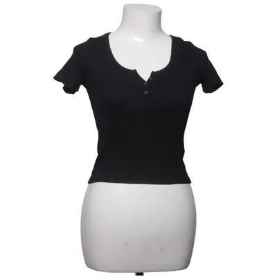 Henley T-shirt (Sort) fra Primark Cares Bomuld