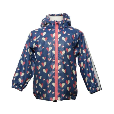 Regenjack (Blauw, Meerkleurig) van Racoon Polyester, Polyurethaan