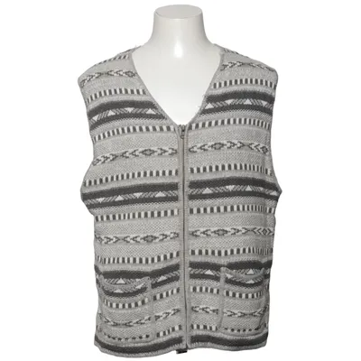 Vest (Gray, White, Black) from Le Collezioni Structure Cotton